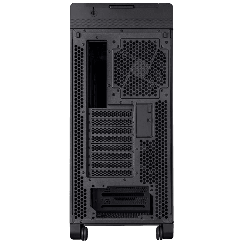 Asus Asus ProArt PA602 Gaming E-ATX Computer Case, 2x 200mm & 1x 140mm Pre-Installed Fans, Up to 420mm Radiator & 6x Fans Support, Dual Air Deflectors, 15.5mm Open Grills, Black | 90DC00J0-B09000 - product view 3 of 7