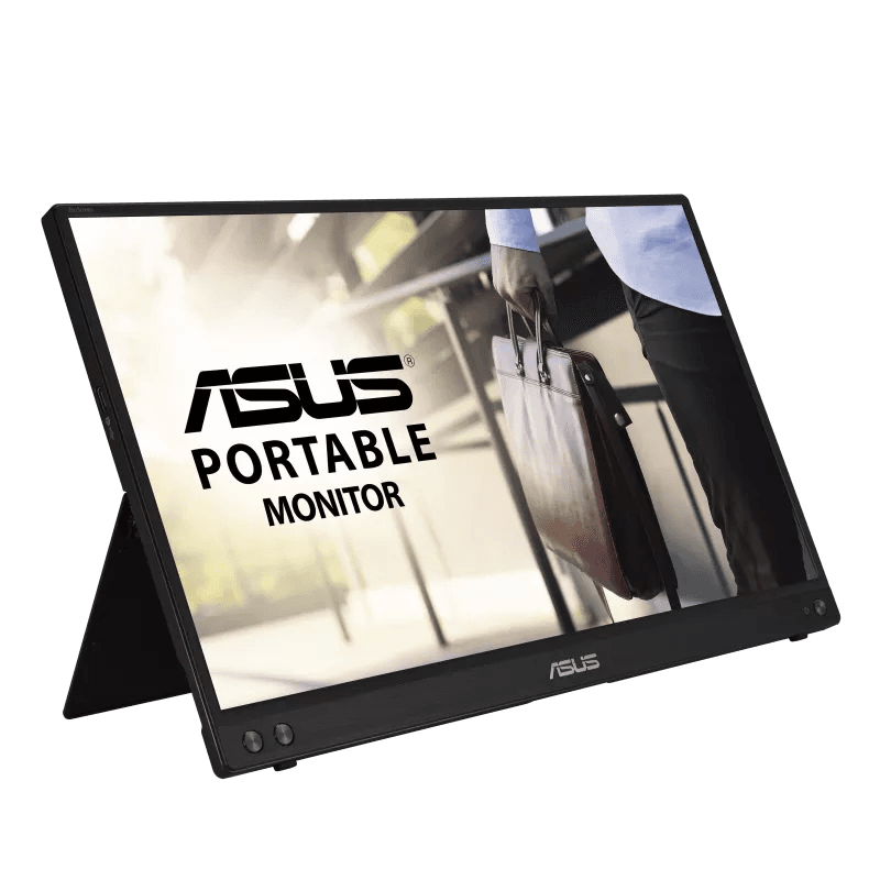 ASUS ZenScreen MB16ACV Portable USB Monitor - 16 Inch (15.6 Inch Viewable) Full HD, IPS, Hybrid Signal Solution, USB Type-C, Blue Light Filter, Anti-Glare Surface, Antibacterial Treatment | 90LM0381-B01370 -asus portable monitor – Buy Online