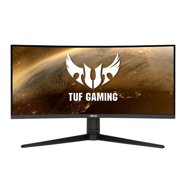 Asus ASUS TUF VG34VQL1B UltraWide Curve Gaming Monitor, 34" UWQHD VA Display, 165Hz Refresh Rate, 1ms Response Time, AMD FreeSync Premium, 1500R Curvature, 16.7m Display Colors, Black | 90LM06F0-B01170 - product view 2 of 6