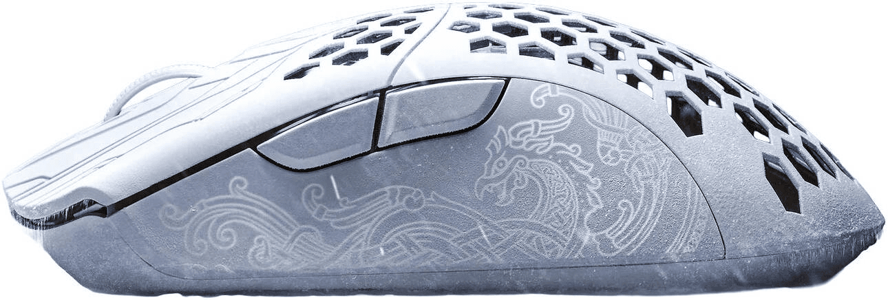 finalmouse Finalmouse UltralightX (ULX) Frostlord,33g Carbon Fiber Wireless Gaming Mouse 8000Hz Polling, PixArt Sensor, 319 s Click Latency, Huano Blueshell Switches, Large (Classic ) | M89001L-FL.5CN1030 - product view 3 of 6