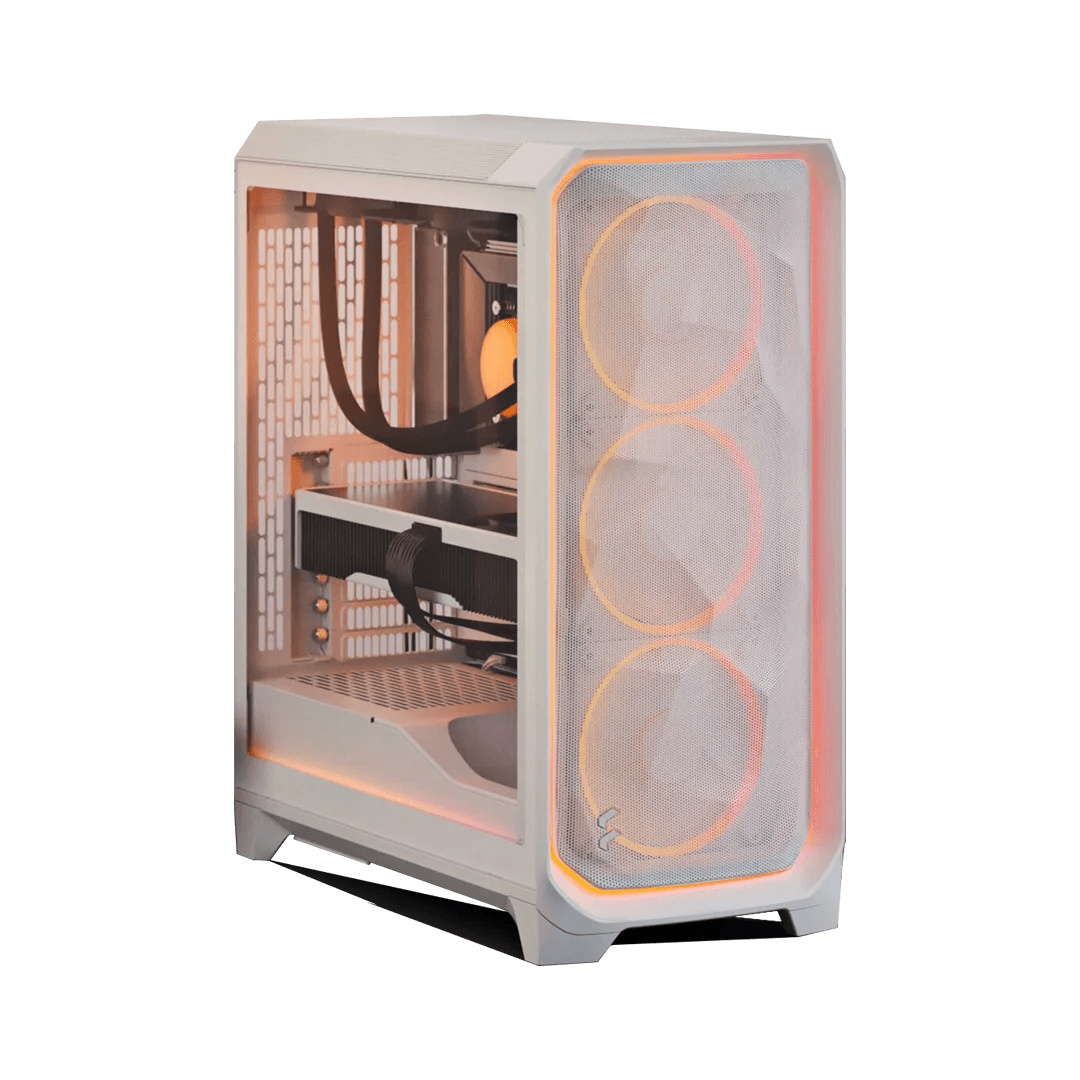 White Gaming & Workstation PC: Intel Core i9-14900K 14th Gen + ASUS ROG Astral RTX 5080 OC 16GB GDDR7 White, 64GB DDR5 6000MT/s RGB, 2TB Crucial T705 PCIe Gen5 NVMe SSD (14,500MB/s), 360mm Fractal Lumen S36 ARGB AIO, 1200W Gold ATX 3.1 PSU, WiFi 6 – Buy Online