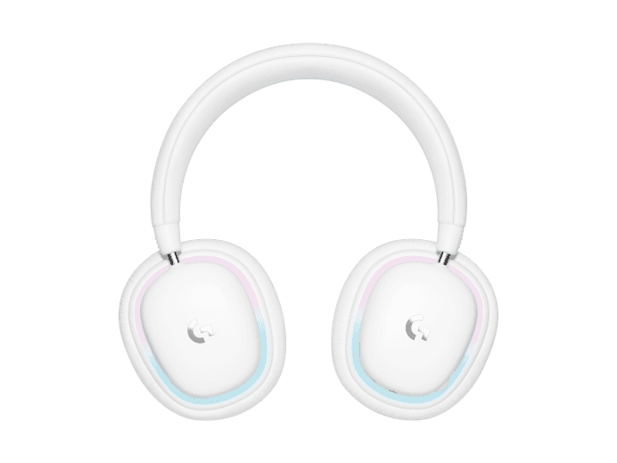 Logitech Logitech G735 Wireless Gaming Headset, 40mm Audio Drivers, 16 Hours Gaming Battery, 20 Meters Range, USB-C Charging Port, 38 Ohms Impedance, Dolby Atmos+ Windows Sonic, White | 981-001083 - product view 2 of 5