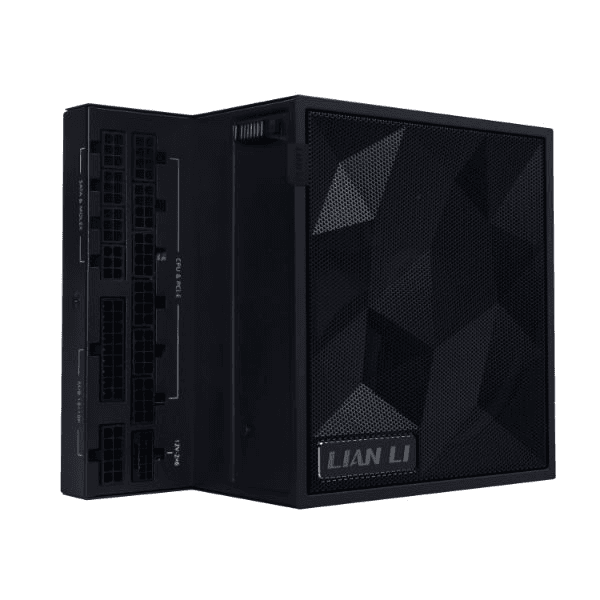 LIAN LI Lian Li EDGE GOLD 1000W ATX PSU Power Supply, ATX 3.1, PCIe 5.1 ready, Detachable USB hub with 4 internal USB 2.0, Removable magnetic fan dust filter, Fully modular braided-texture cables, 80 PLUS Gold efficiency, Black | G9P.EG1000G.BH00.UK - product view 1 of 4