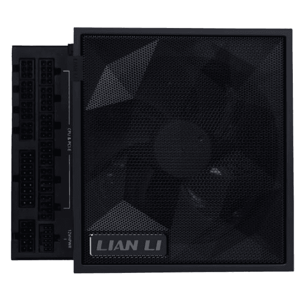 Lian Li EDGE GOLD 1200W ATX PSU Power Supply, ATX 3.1, PCIe 5.1 ready, Detachable USB hub with 4 internal USB 2.0, Removable magnetic fan dust filter, Fully modular braided-texture cables, 80 PLUS Gold efficiency, Black | G9P.EG1200G.BH00.UK
