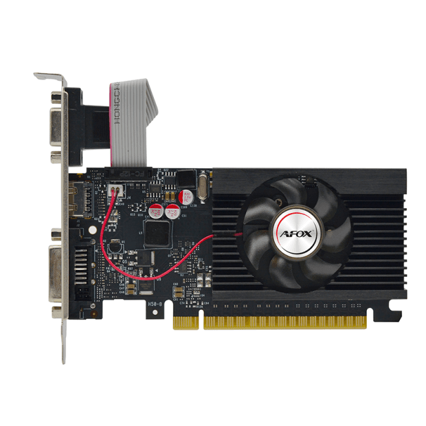 AFOX GeForce GT 710 Graphics Card, 2GB DDR3 Video Memory, Low Profile Ready, Triple Output HDMI, VGA, DVI Black| AF710-2048D3L5 – Buy Online