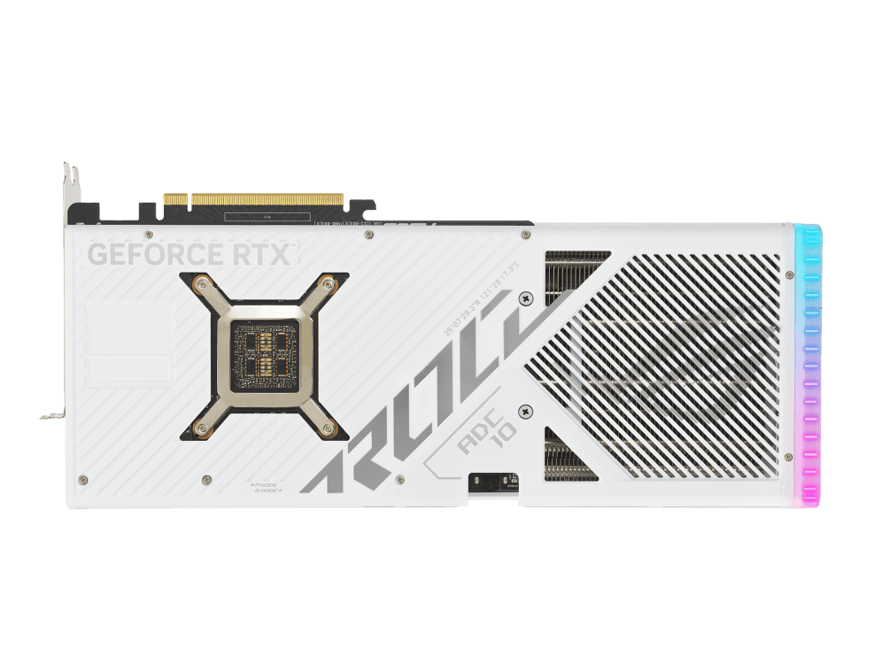 Asus ASUS ROG STRIX GAMING RTX 4090 OC Graphics Card, 24GB GDDR6X 384-bit Memory, 16384 CUDA Cores, 2610 MHz Engine Clock, 21Gbps Memory Speed, PCI E 4.0, 2x HDMI, 3x DP, HDCP, White | 90YV0ID2-M0NA00  4090 WHITE  - product view 2 of 5