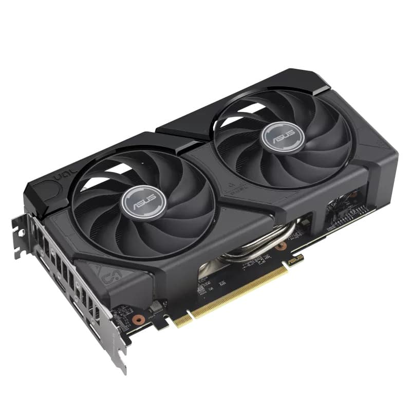 Asus ASUS Dual Radeon??? RX 7600 XT OC Edition 16GB GDDR6 Graphic Card, 18 Gbps 128-bit, 2048 Stream Processors, Max Resolution 7680 x 4320, Max Boost,  PCI Express 4.0,  OpenGL4.6 | 90YV0K21-M0NA002801 MHz - product view 3 of 8