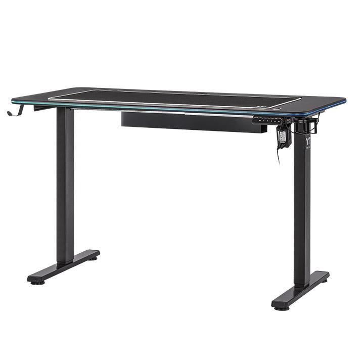 Thermaltake GT120 RGB Height Adjustable Office & Gaming Desk, High-quality Mouse Pad, Anti-collision Safety Sensor, Cup Holder, Headset Hanger, Cable Management System  | GGD-GTM-BKEIRX-01 – Buy Online