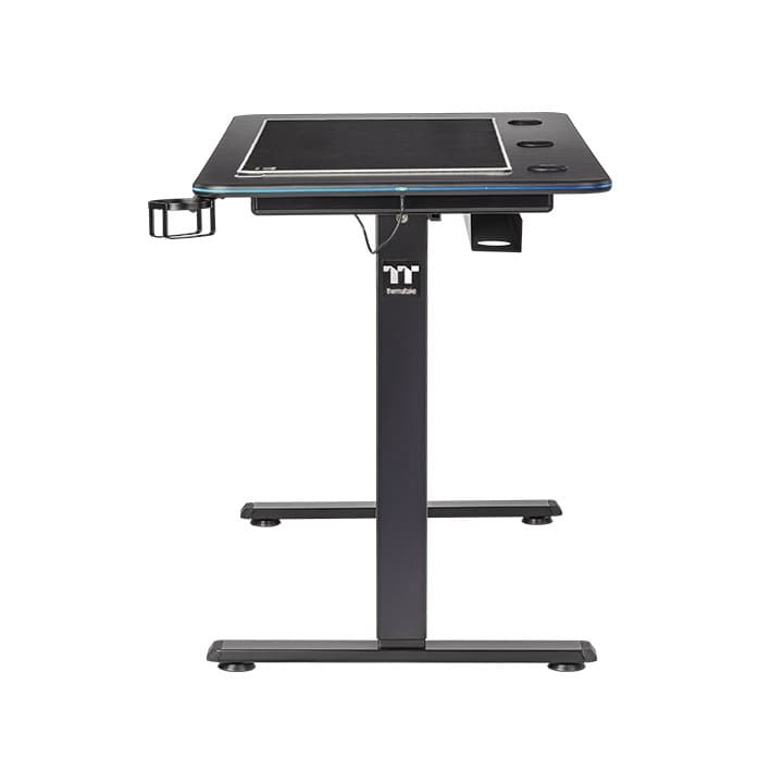Thermaltake Thermaltake GT120 RGB Height Adjustable Office & Gaming Desk, High-quality Mouse Pad, Anti-collision Safety Sensor, Cup Holder, Headset Hanger, Cable Management System  | GGD-GTM-BKEIRX-01 - product view 3 of 6