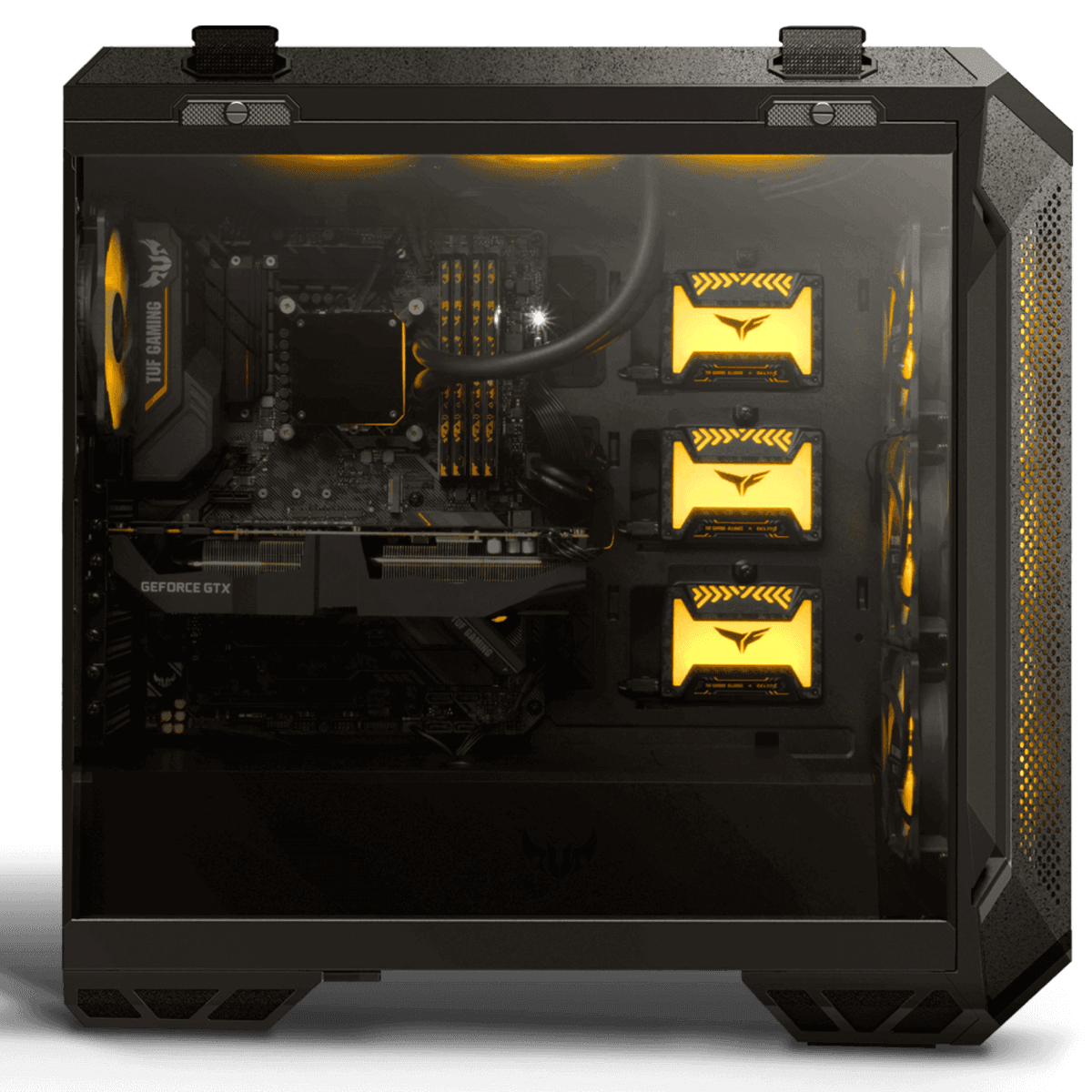 GT501 APEC Rendering PC, CORE I7-14700K, NVIDIA ROG STRIX 4070TI SUPER, 128GB RAM (4x32) DDR5 RAM, 2TB SSD 990 PRO, 3 Fan TUF Cooler, 850W, Powered By ASUS thumbnail 2