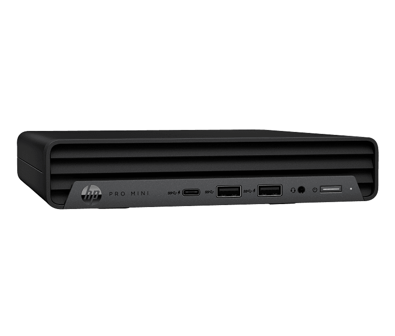HP Pro Mini 400 G9 Desktop PC, Intel Core i7-14700T up to 5.0 GHz, Intel UHD Graphics 770, 8 GB DDR5-4800 MHz, 512 GB NVMe, Intel Wi-Fi 6E, BT 5.3, HP 125 Wired Keyboard | A54X6ET#BH5