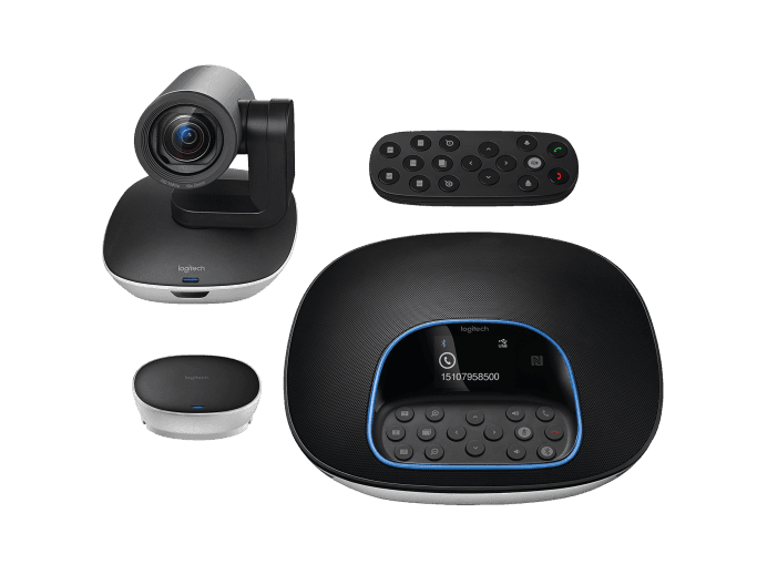 Logitech Group Video Conferencing Bundle with Expansion Mics for Big Meeting Rooms | 960-001057