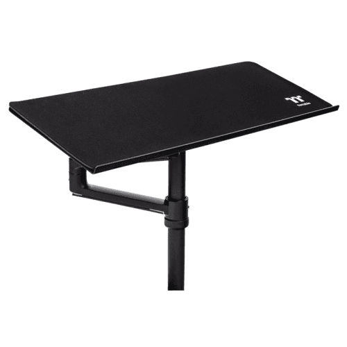 Thermaltake Thermaltake Sim Racing Keyboard & Mouse Tray for Simulator Cockpit, Black Edition, Ergonomic Swivel Adjustment, Heavy Duty Steel Construction, Universal Fit | GSC-ACC-KBASBB-01 - product view 3 of 6