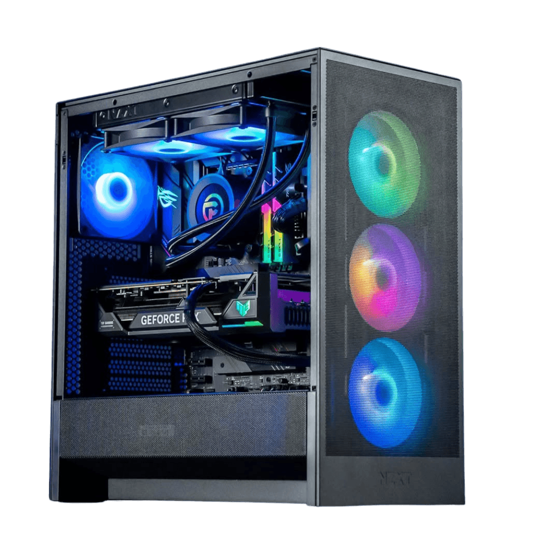 Nanotech Gaming PC - Intel Core Ultra 7 265KF 20 Cores 20 Threads, NVIDIA RTX 5080 16GB, 32GB DDR5 RAM 6000MHz, 2TB SSD Gen 4, 850W Gold Rated PSU, 240mm  Liquid Cooler,??Wi-Fi??7??+??BT - product view 1 of 1