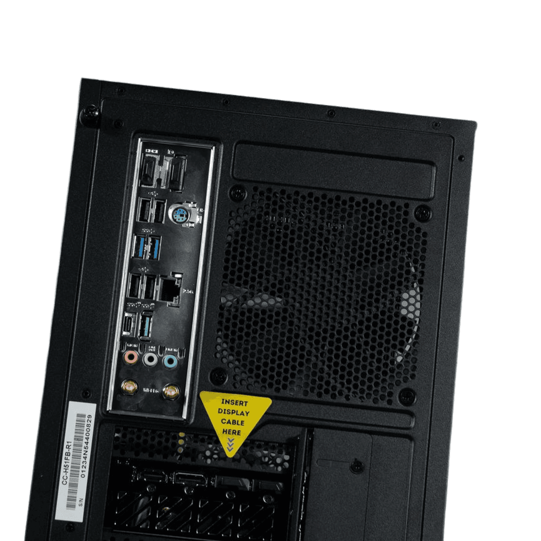 NZXT H5 Flow NZXT Gaming PC, AMD Ryzen 5 5600X 6 Cores 12 Threads,  32GB DDR4 RAM 3600MHz, NVIDIA 4060 8GB, 1TB SSD, 650W PSU, 120mm CPU AIR Cooler, Wi-Fi + BT - product view 1 of 3