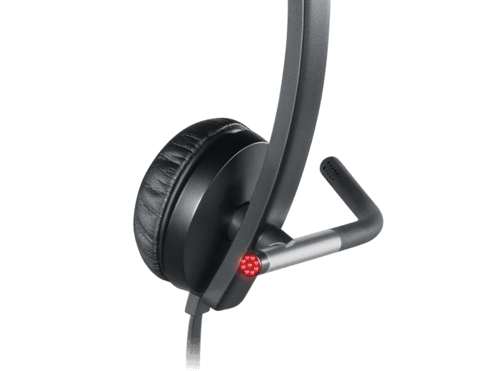 Logitech Logitech H650e USB Business Headset with Noise Cancelling Mic, Tactile and intuitive controls, Enterprise-grade audio quality, Designed for business, Stereo | 981-000519 - product view 2 of 5