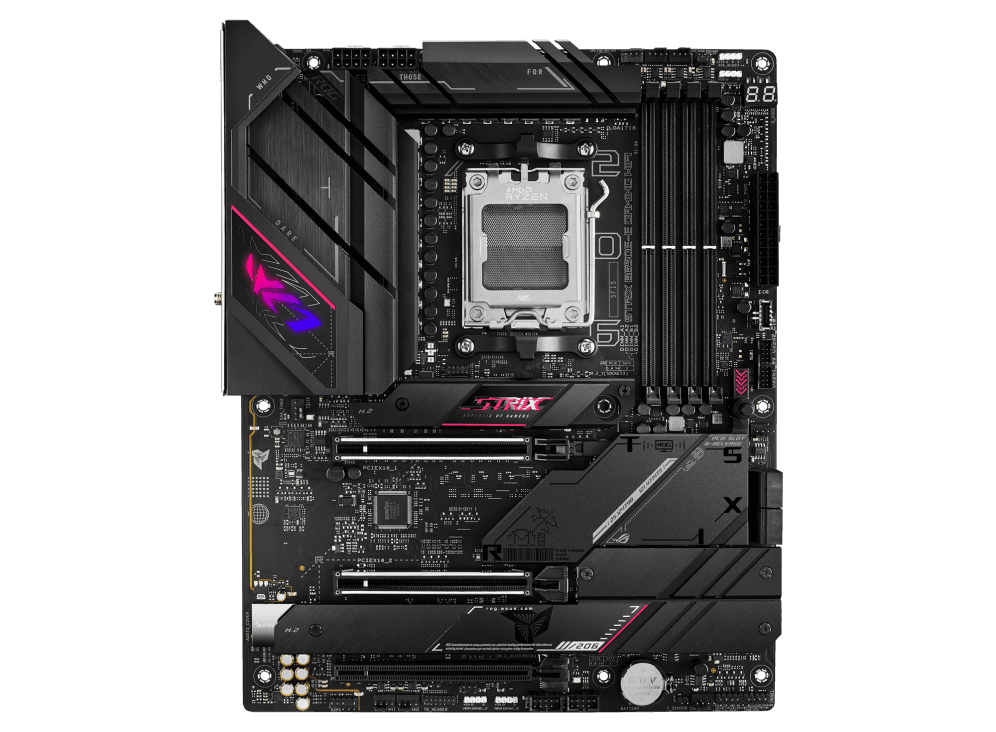 ASUS ROG STRIX B650E-E GAMING WIFI DDR5 AMD RYZEN MOTHERBOARD, AMD Socket AM5, B650 Chipset, 2.5Gb Ethernet, Bluetooth, WiFi 6E 6GHz, Max 128GB 4xDIMM Memory, PCIe 5.0x16, 4xM.2 Slot | 90MB1BB0-M0EAY0