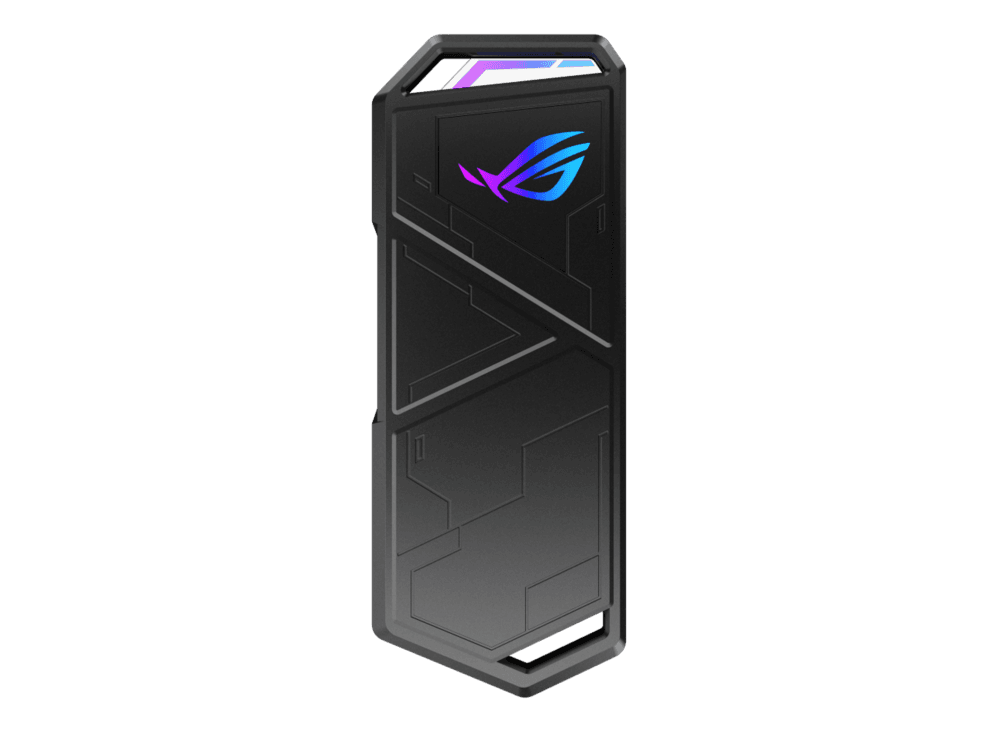 Asus ASUS ROG Strix Arion Lite M.2 NVMe SSD Enclosure—USB3.2 Gen 2x1 Type-C (10 Gbps), USB-C to C Cable, Screwdriver-Free, Thermal Pads Included, Fits PCIe 2280/2260/2242/2230 M key/B+M Key | 90DD02H0-M09010 - product view 1 of 3