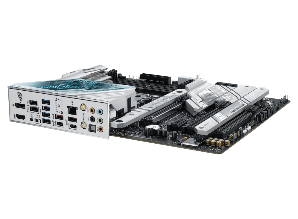 Asus ASUS ROG STRIX Z790-A GAMING WIFI LGA1700 ATX Motherboard, Intel Z790 Chipset, 4x DDR5 DIMM, Max128GB, WiFi 6E 6GHz, 1x PCIe 5.0 x16, 1x HDMI, 1xDP, USB 3.2, Aura Sync | 90MB1E00-M0EAY0 - product view 2 of 9