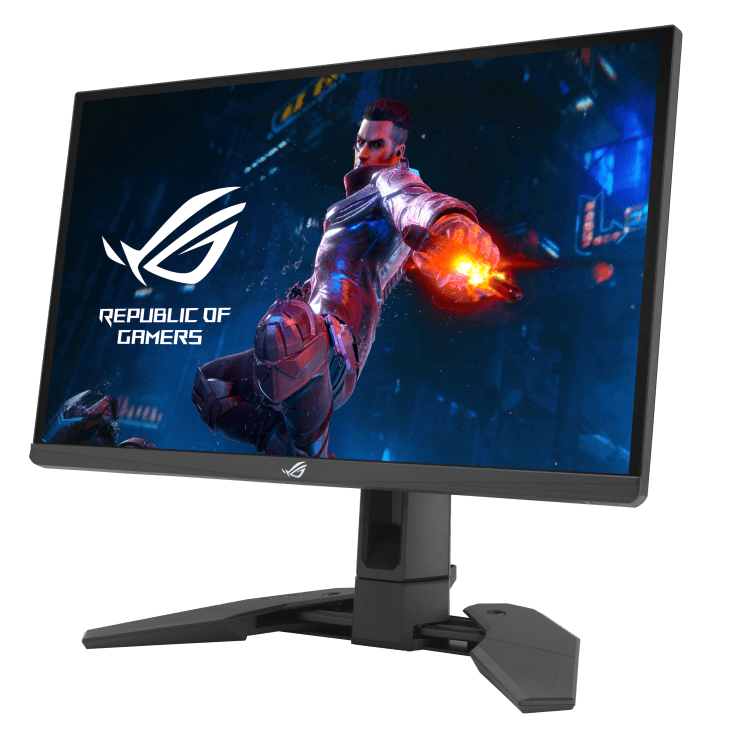 Asus ROG Swift Pro PG248QP NVIDIA G-SYNC esports gaming monitor 24.1-inch FHD, 540 Hz overclocked (above 360Hz), Esports-TN panel, NVIDIA Reflex Analyzer, ULMB 2, adjustable base, ESS codec, 3 Year Warranty | 90LM08T0-B01370   - product view 3 of 6