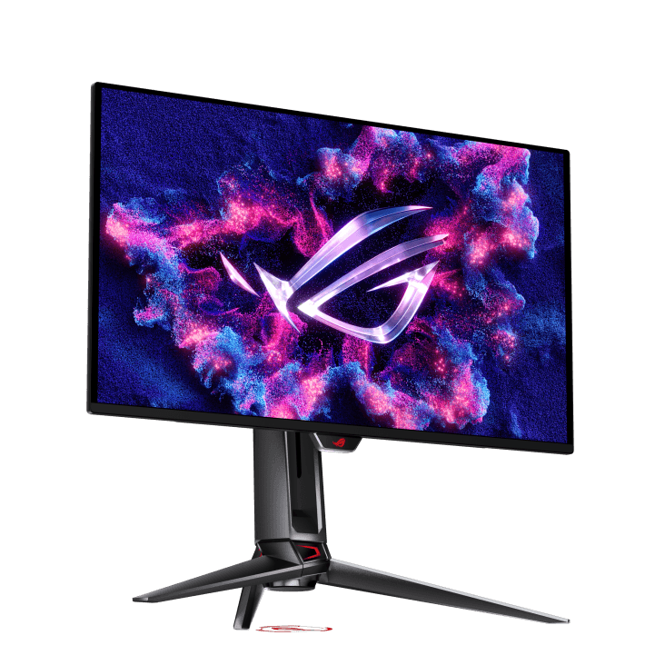 Asus ASUS ROG Swift PG27UCDM Gaming Monitor, 27" QD-OLED Display, 4K UHD Resolution, 240Hz Refresh Rate, 0.03ms (GtG) Response Time, AMD FreeSync Premium Pro & NVIDIA G-SYNC, Black | 90LM0B30-B01971 - product view 2 of 5