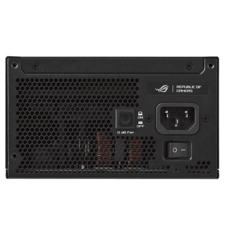 Asus ASUS ROG Strix 1200W Fully Modular Power Supply, 80 PLUS Platinum Efficiency, Active PFC, GaN MOSFET, ATX 3.1 Compatible, Cybernetic Lambda A+, Dual Ball Fan bearings, Black | 90YE00W0-B0NA00 - product view 3 of 5