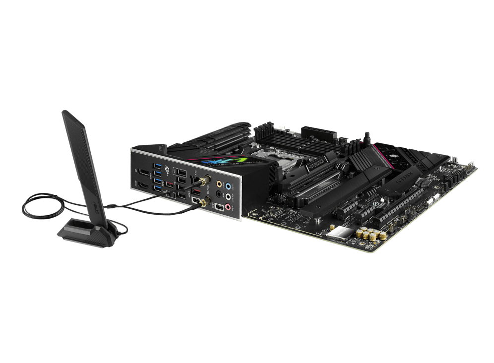 Asus ASUS ROG STRIX B650E-F GAMING WIFI ATX Motherboard, AM5 Socket, AMD B650 Chipset, Intel 2.5Gb Ethernet, 4 x 2-Channel DDR5 128GB Max, 1xPCIe 5.0x16, 3xM.2 PCIe, USB 2.0/3.2 1xHDMI/DP | 90MB1BQ0-M0EAY0 - product view 3 of 10