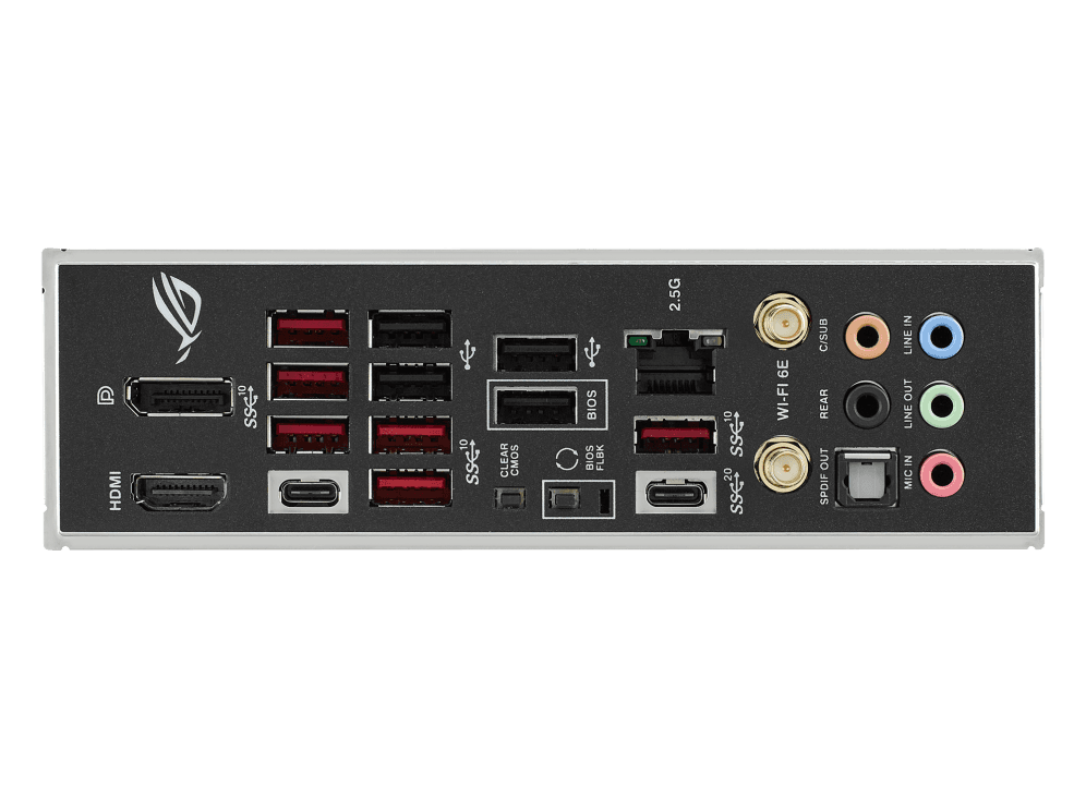 Asus ASUS ROG STRIX B650E-E GAMING WIFI DDR5 AMD RYZEN MOTHERBOARD, AMD Socket AM5, B650 Chipset, 2.5Gb Ethernet, Bluetooth, WiFi 6E 6GHz, Max 128GB 4xDIMM Memory, PCIe 5.0x16, 4xM.2 Slot | 90MB1BB0-M0EAY0 - product view 3 of 9