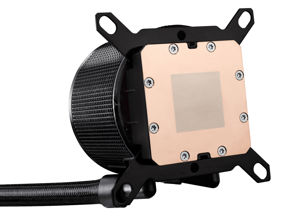 Asus ASUS ROG Ryuo III 360 all-in-one liquid CPU cooler with Asetek 8th gen pump solution, Anime Matrix??? LED Display and ROG ARGB cooling fans. BLACK | 90RC00I1-M0UAY0 - product view 1 of 8