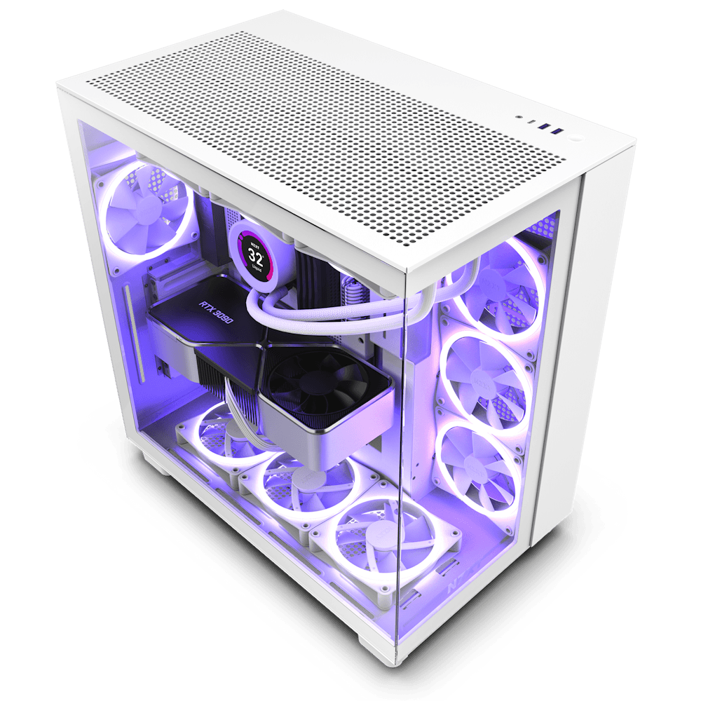 Asus H9 Built NZXT Powered AMD Gaming PC, AMD Ryzen 9 9900X, RTX 4080 SUPER 16GB, 32GB (2 x 16GB) 6400MTs, 2TB NVMe SSD, 850W - product view 1 of 1
