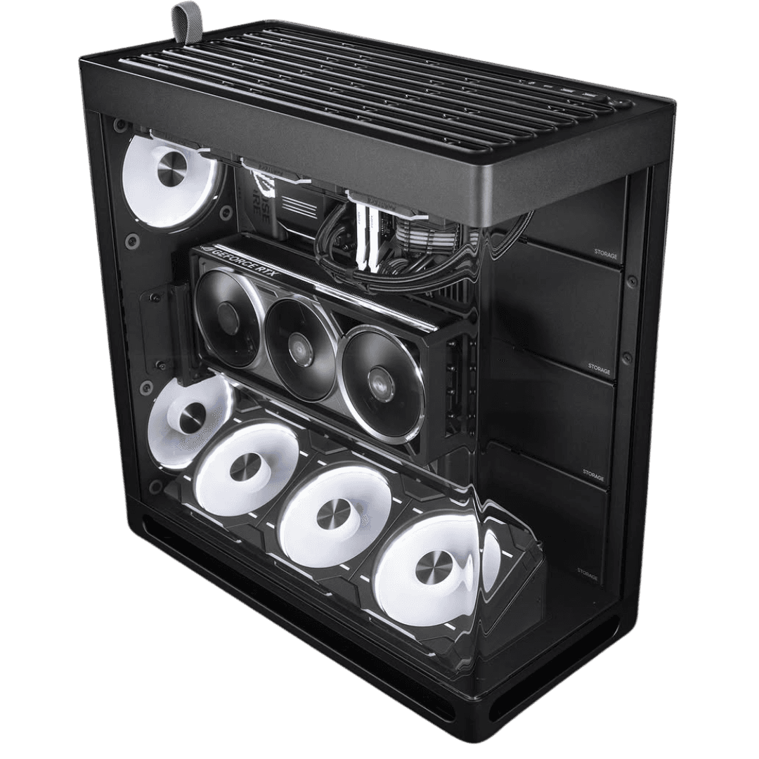 Asus Gaming & Rendering PC, AMD 7950X Ryzen 9, 16-Core, 32-Thread, 5.7GHz, ROG ASTRAL 5090 32GB GDDR7 OC, 96GB (2x48GB) 6400MT/s, 8TB BLACK SN850X 7300MB/s, 1600W - product view 3 of 3