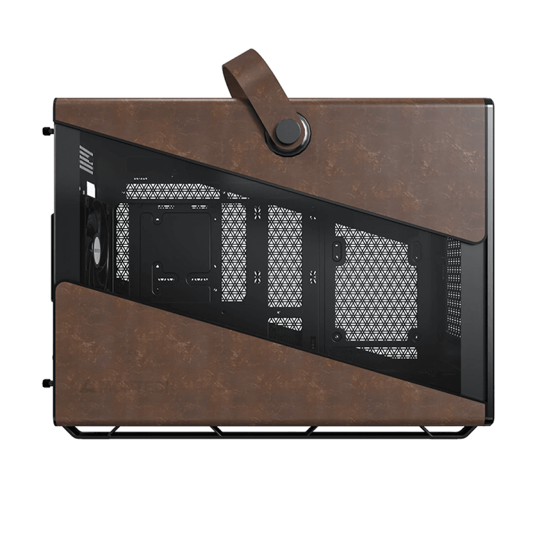 Nanotech Eco-Leather AMD Mini Gaming PC, AMD Ryzen 7 9800X3D, RX 9070 XT AMD Radeon 16GB, 64GB (2x32GB) 6000MHz, 2TB NV3, 850W, AIO Cooler - product view 3 of 3