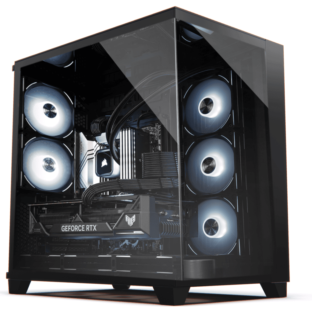 Nanotech Z790 Built Gaming PC, Core I9-14900K 14th Gen, GeForce RTX 4090 24 GB, 64GB (2x32GB) 6400MHz, 4 TB NVMe SSD, AIO Cooler, 1200W, WiFI+BT - product view 1 of 1