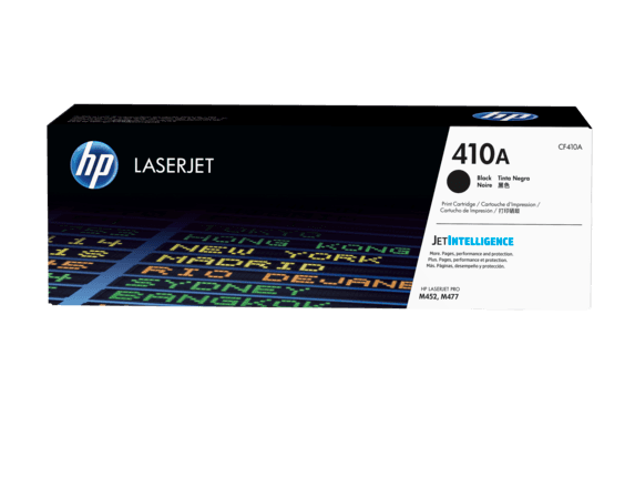 HP 410A Black Original LaserJet Toner Cartridge | CF410A image