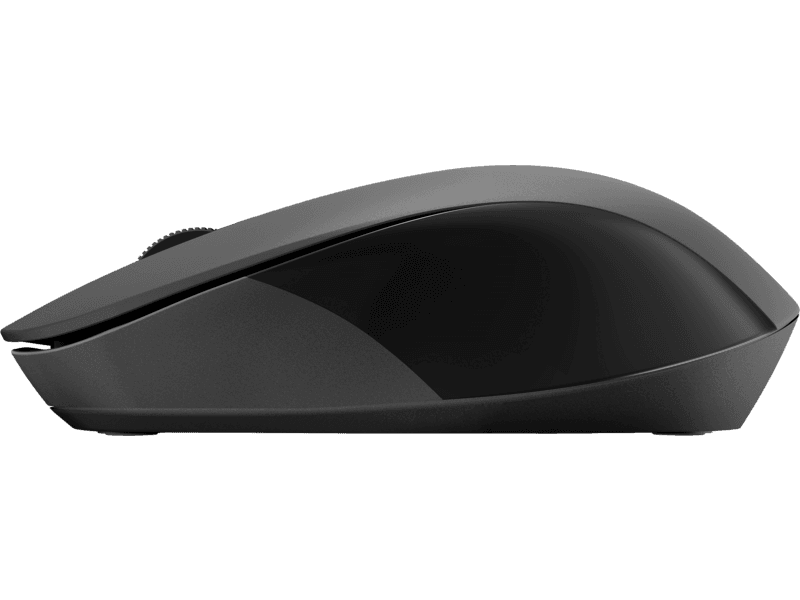 Hp HP 150 Wireless Optical USB Mouse with a 2.4 GHz Simple Dongle, 1,600 DPI Optical Sensor, Ambidextrous Design, 3 Buttons, Ergonomic, USB-A, Black | 2S9L1AA - product view 3 of 4