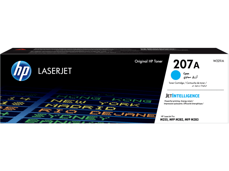Hp HP 207A Cyan Original LaserJet Toner Cartridge (W2211A) - product view 1 of 1