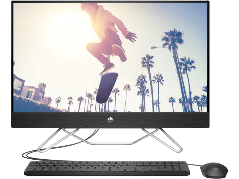 HP 27-CB1158NH ALL IN ONE Desktop (AIO) 27"FHD,  Intel Core i7-1255U (up to 4.7 GHz with Intel Turbo Boost Technology, Intel Iris Xe Graphics,  8GB DDR4-3200 MHz RAM (1 x 8 GB) , 512GB SSD,  Touch, DOS, Jet Black