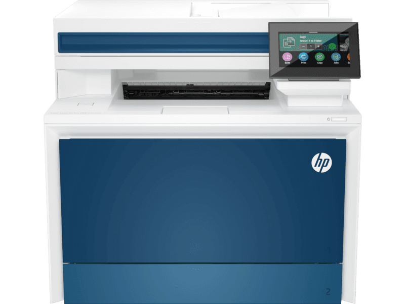 Hp HP Color LaserJet Pro 4303dw A4 Colour Laser Multifunction Printer, Print, Copy, Scan, ADF, Duplex, Print Speed Up to 35/33 ppm, 4.3??? WLED Display, USB, Ethernet, Wi-Fi, White | 5HH65A - product view 1 of 4