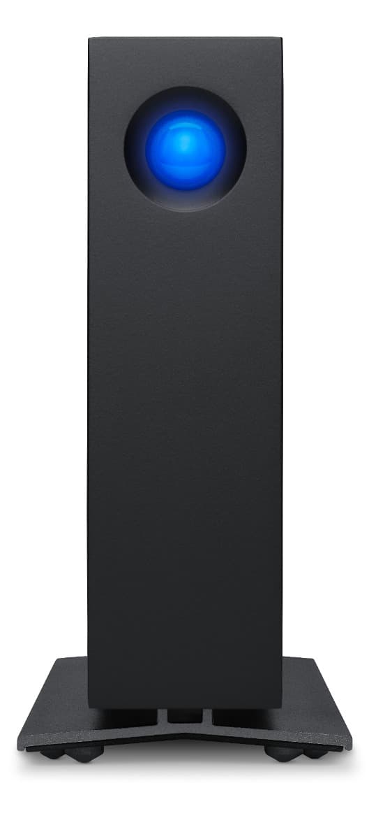 Lacie LaCie d2 Professional 8TB External HDD, 7200 RPM Disk Speed, Rescue Data Recovery Services, Speeds of up to 260 MB/s, For Mac And PC Desktop, 1 Month Adobe CC, USB-C / USB 3.1, Black | STHA8000800 - product view 3 of 4