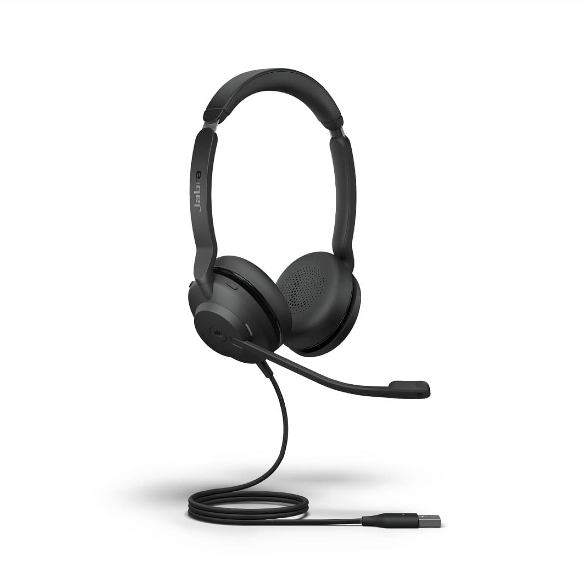 Jabra Jabra Evolve2 30 SE USB-A MS Stereo Wired Headset, USB-A Cable - MS Teams Certified, Works with All Other Platforms - Black | 23189-999-979 - product view 1 of 4