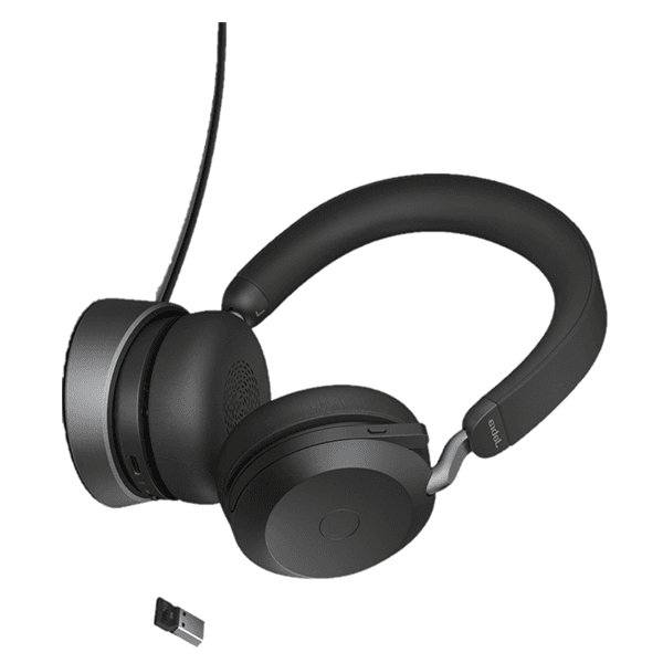 Jabra Evolve 2 75 UC USB-A Headset Link380a UC Stereo Stand | 27599-989-989