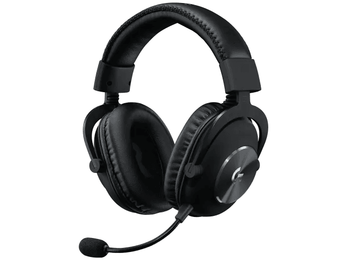 Logitech Logitech G PRO X Gaming Headset with Blue VOICE, X 7.1 and 50 mm PRO-G Drivers, For PC, PS4, Switch, Xbox One, VR - Black | 981-000818 - product view 2 of 2