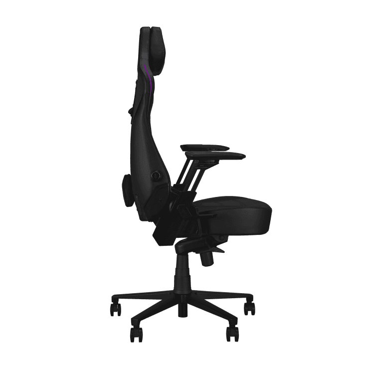 Asus ASUS ROG Courser Gaming Chair, Premium PU Leather, Black Edition, High Density Foam, 4D Armrests, Ergonomic Racing Design, Class 4 Gas Lift - product view 3 of 7
