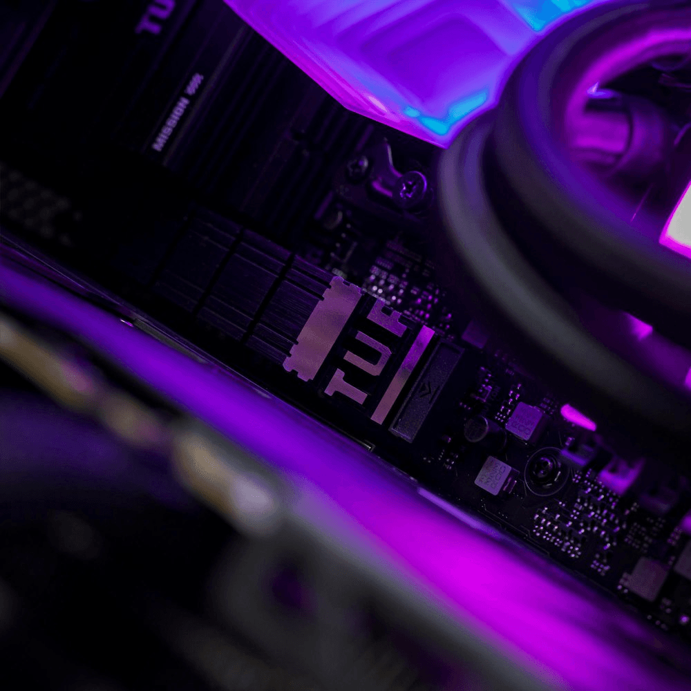 Nanotech AMD x TUF Gaming PC, AMD Ryzen 7 7800X3D, TUF GAMING RTX 5060 Ti OC Edition 16GB, 32GB (2x16GB) DDR5 6000Mhz, 1TB NVMe, Liquid Cooler, WiFi - product view 2 of 2