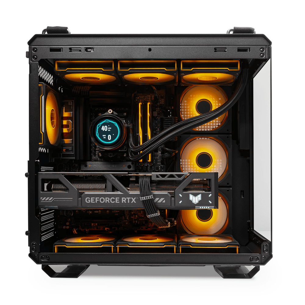 Nanotech Asus Powered RTX 5070 Ti Gaming PC - AMD Ryzen 9 9900X, TUF RTX 5070 Ti 16GB, 48GB (2*24) 7200 MHz RAM, 2TB 990 PRO SSD, 850W PSU. - product view 3 of 3