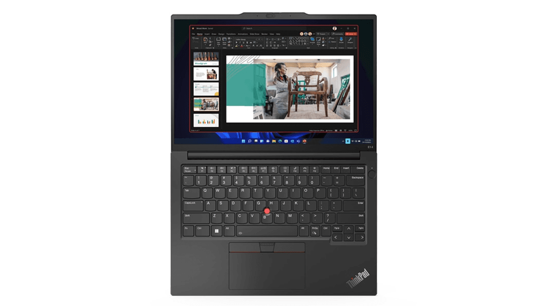 Lenovo Lenovo ThinkPad E14 Gen5 i7-1355U, 8GB DDR4, 512GB SSD, Integrated Intel Iris Xe Graphics, 14.0??? WUXGA IPS 300nits, KYB English UK, Fingerprint Reader, No OS, 1Yr ??? 21JK0021GP - product view 2 of 8