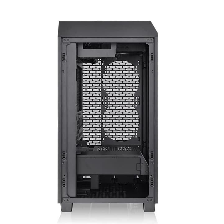 Thermaltake The Tower 200 Mini Computer Case, SPCC+Tempered Glass Material, Supports Up to 280mm Radiator, Up to 4 Fans Support, Removable Dust Filter-Black - product view 2 of 6