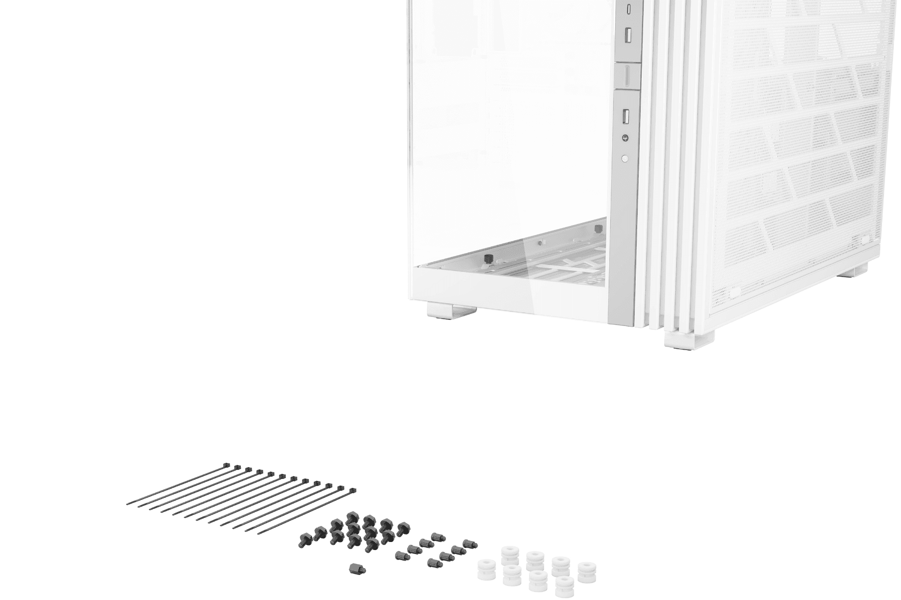 Be quiet! Be Quiet! Light Base 900 FX White PC Case, Stunning Panoramic View, Show Case, Dual Chamber Design, Solid ARGB LED Strip, 4 Light Wings PWM White Fan, Inverted and Horizontal |BGW72 - product view 3 of 7