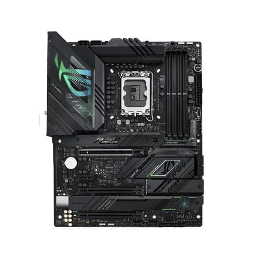 Asus ASUS ROG STRIX Z790-F GAMING WIFI LGA 1700 ATX Motherboard, Intel Z790 Chipset, 4x DDR5 2-Channel Slots, 128GB Max, 2.5Gb Wi-Fi 6E, 1x PCIe 5.0 x16, M.2_1 Slot, 1xHDMI & DP | 90MB1CP0-M0EAY0 - product view 1 of 6