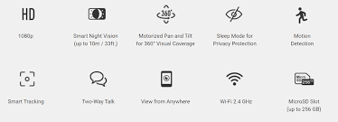 EZVIZ EZVIZ TY2 SMART HOME CAMERA PAN AND TILT  - product view 1 of 2